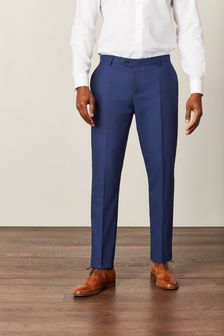 Bright Blue Slim Fit Suit: Trousers (T50836) | €13
