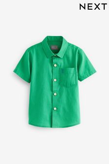 Grün - Twill Short Sleeve Shirt (T50860) | 11 € - 12 €