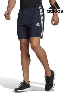 adidas Blue 3-Stripe Shorts (T50960) | $46