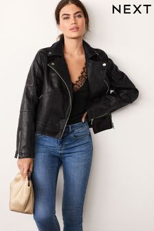 Next petite 2025 leather jacket