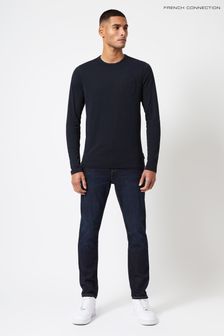Синий - French Connection футболка с длинными рукавами и карманом (T51335) | €21