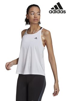 adidas White Parley Run Fast Running Vest (T51336) | $58