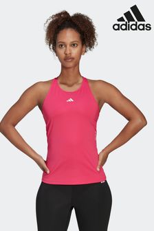 adidas Pink Techfit Racerback Training Vest (T51350) | $38
