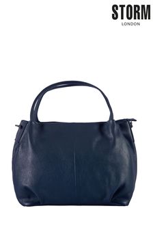 Storm Blue Chiara Slouchy Handbag