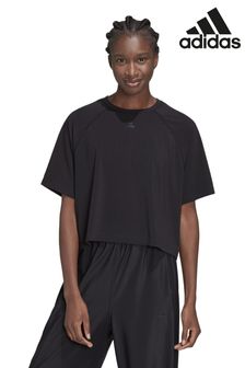 Adidas Black Aeroready Wrap-back T-shirt (T51440) | 47 €