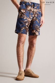 Ted Baker Canriya Bedruckte Shorts, Blau (T51449) | 65 €