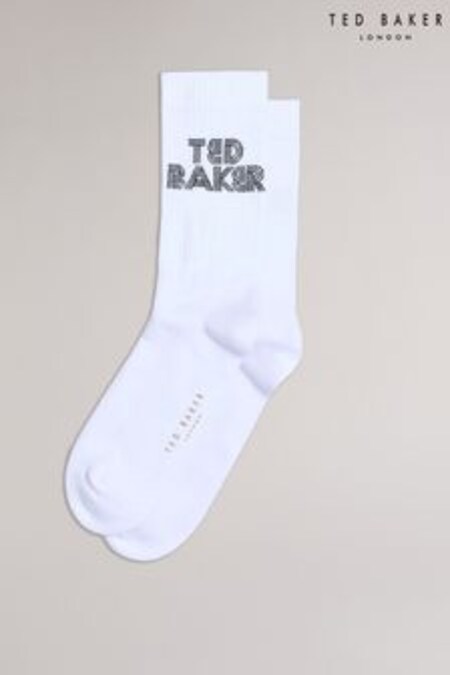 Ted Baker White Bransk Branded Socks (T51483) | €13