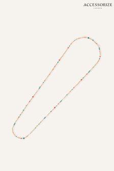 Accessorize Natural Long Beaded Rope Necklace (T51873) | 22 €