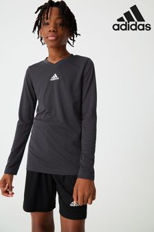 Negro - Camiseta de niño Team Base de Adidas (T52334) | 17 €