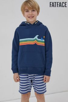 FatFace Blue Wave Popover Hoodie (T52411) | $43