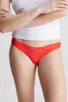 Красные трусы бикини с кружевной отделкой Calvin Klein (T52512) | €9