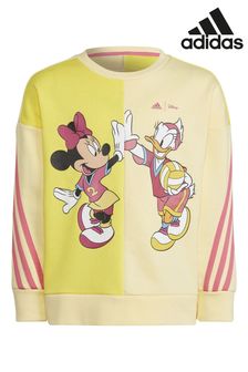adidas x Disney Yellow Daisy Duck Crew Sweatshirt (T52576) | €21