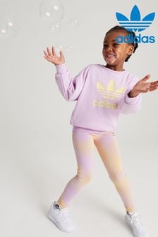 adidas Originals Set mit Sweatshirt mit Logografik und Rundhalsausschnitt, Violett (T52733) | 60 €