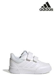 adidas White Infant Tensaur Sport Training Hook and Loop Trainers (T52737) | $56