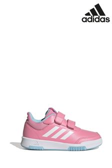 adidas Pink/White Tensaur Sport Kids Training Hook and Loop Trainers (T52881) | $32