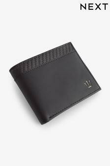 Black Carbon Print Wallet (T53185) | €30