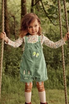 Green Cord Dungaree 3 Piece Set (3mths-7yrs) (T53575) | €35 - €39