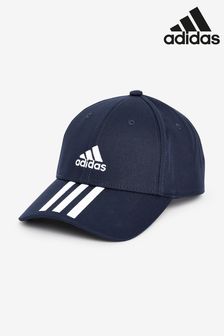adidas Blue 3-Stripes Baseball Cap (T53589) | $27