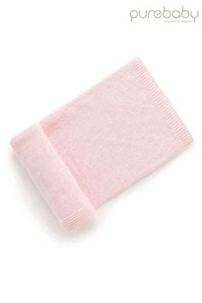 Purebaby ピンク エッセンシャル ブランケット