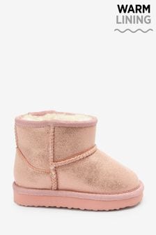 Pink Shimmer Slipper Boots (T53762) | $22 - $25