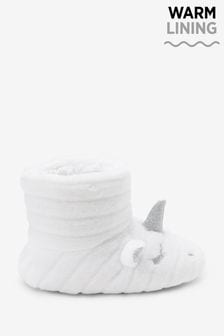 White Unicorn Slipper Boots (T53763) | ₪ 47 - ₪ 59