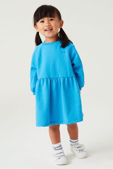 Bright Blue Sweat Dress (3mths-7yrs) (T53894) | €13 - €15