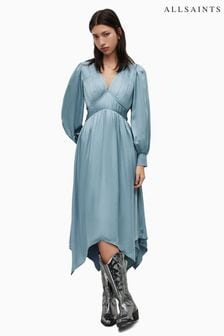 AllSaints Blue Estella Dress (T54101) | €471