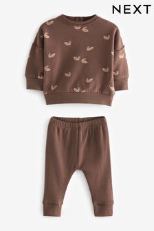 Chocolate Brown Jumper And Leggings Baby Set (T54818) | €8 - €9
