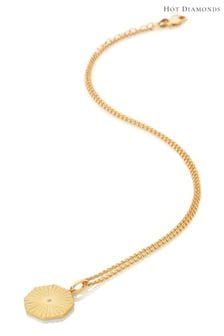 Hot Diamonds X Jac Jossa Hope Goldfarbene Halskette mit achteckigem Anhänger (T54845) | 138 €