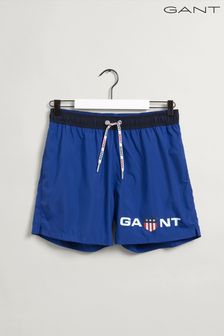 GANT Blue Classic Fit Retro Shield Swim Shorts (T54865) | €77