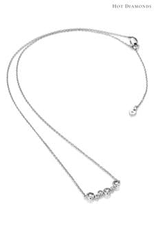 Collar tierno en tono plateado de Hot Diamonds (T54900) | 106 €