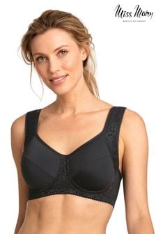 Miss Mary of Sweden Black Exhale Wired Sports Bra (T54966) | ₪ 226