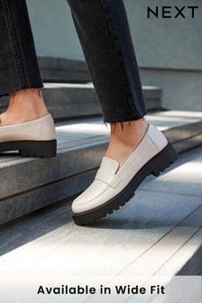 Bone White Forever Comfort® Chunky Loafers (T55213) | 216 zł