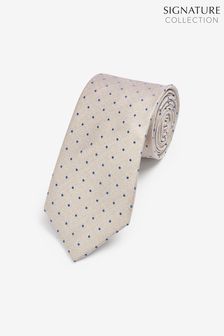 Stone Brown/Blue Spot Regular Signature Tie (T55416) | 26 €