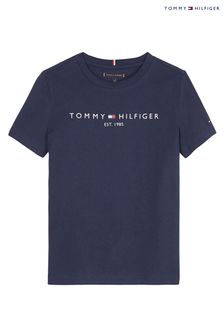 Blau & Marineblau - Tommy Hilfiger Essential T-Shirt, Blau (T55623) | 31 € - 39 €