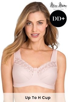 Miss Mary of Sweden Pink Broderie Anglaise Non Wired Bra (T55739) | $67