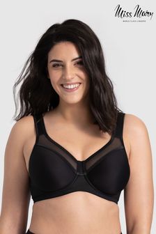 Miss Mary of Sweden Black Sweet Senses Underwire T-Shirt Bra (T55765) | AED288