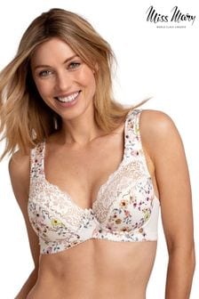 Miss Mary of Sweden Cream Fauna Full Cup Wired Bra (T55766) | $114
