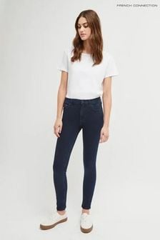 French Connection Black Rebound Denim Skinny Jeans (T56243) | $124