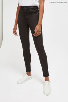 French Connection Rebound Denim Skinny Black Jeans (T56244) | $124