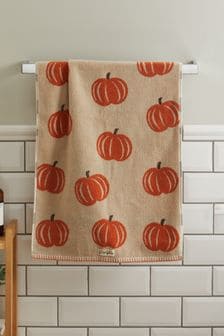 Orange Halloween Pumpkin Towel (T56282) | $23