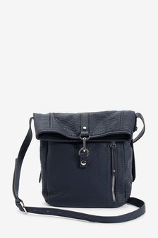 Navy Blue Utility Style Messenger Bag (T56512) | $34