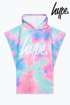 Hype. Girls Pink Lucid Tie-Dye Beach Cover-Up (T57076) | ₪ 140