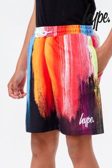 Hype. Boys Black Paint Drip Shorts (T57077) | OMR14 - OMR17