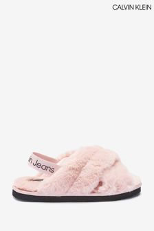 Calvin Klein Pink Home Slippers (T57149) | CA$177