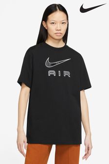 Nike Air Black Oversized Fit T-Shirt (T57410) | 51 €
