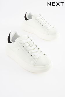 White Lace-Up Shoes (T57480) | OMR12 - OMR15