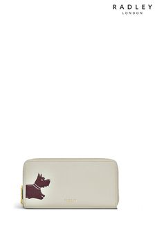 Radley London Grey Stamp Large Zip Around Matinee Purse (T57592) | $129