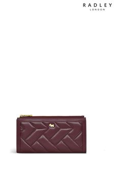 Radley London Red Wood Street 2.0 Quilt Large Bifold Matinee Purse (T57600) | AED438