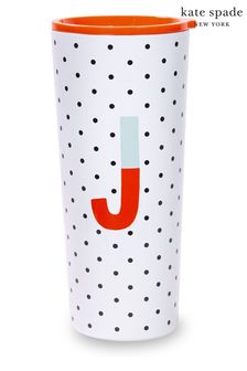 kate spade new york Initial Sparks Of Joy Stainless Steel Tumbler (T58125) | LEI 149